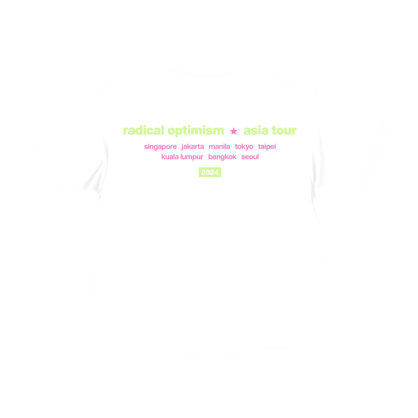 White photo tee