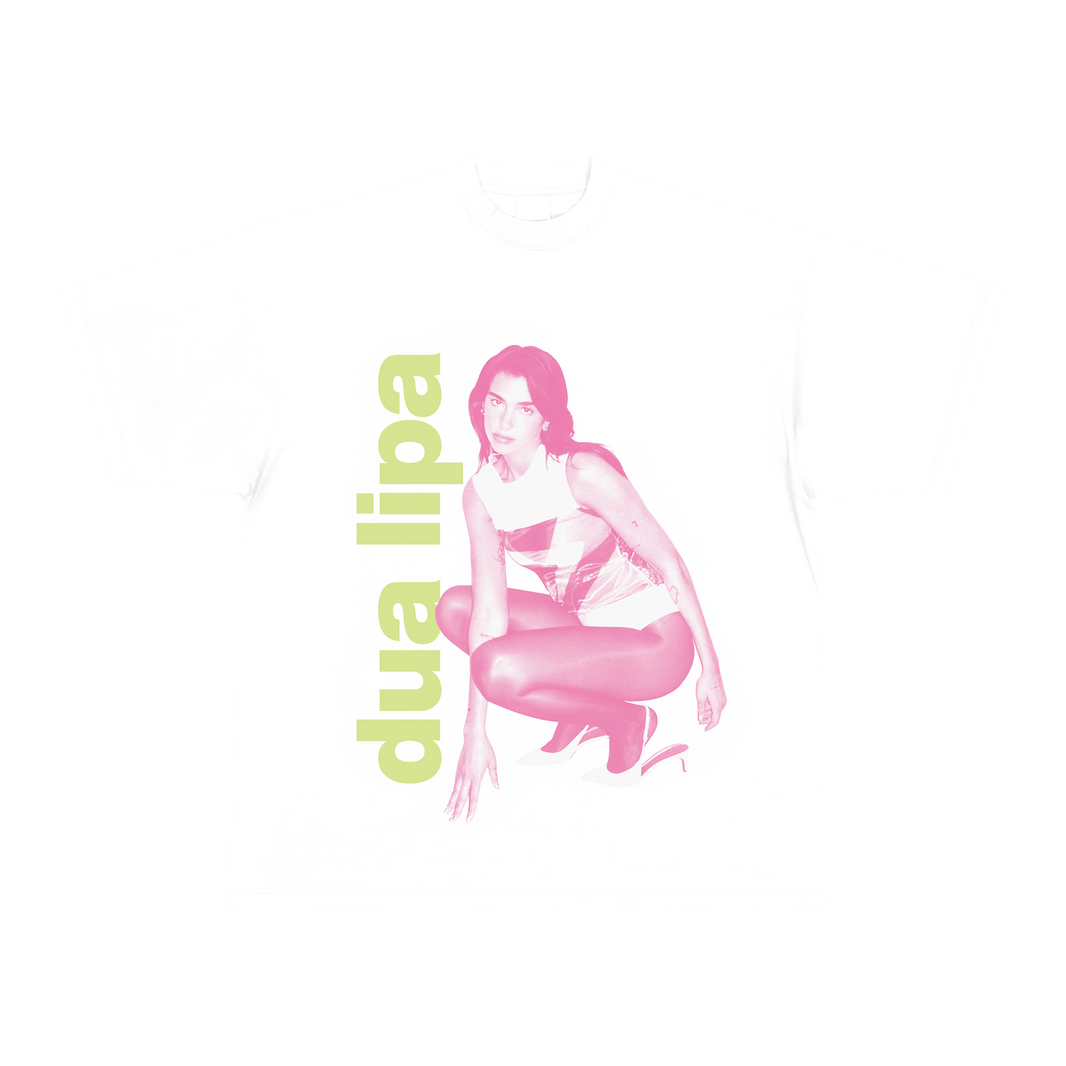 White photo tee