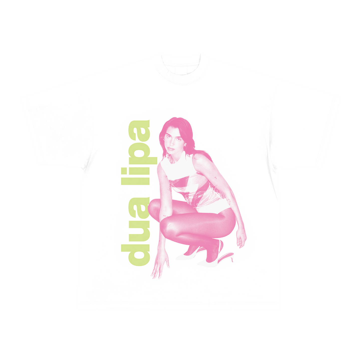 White photo tee